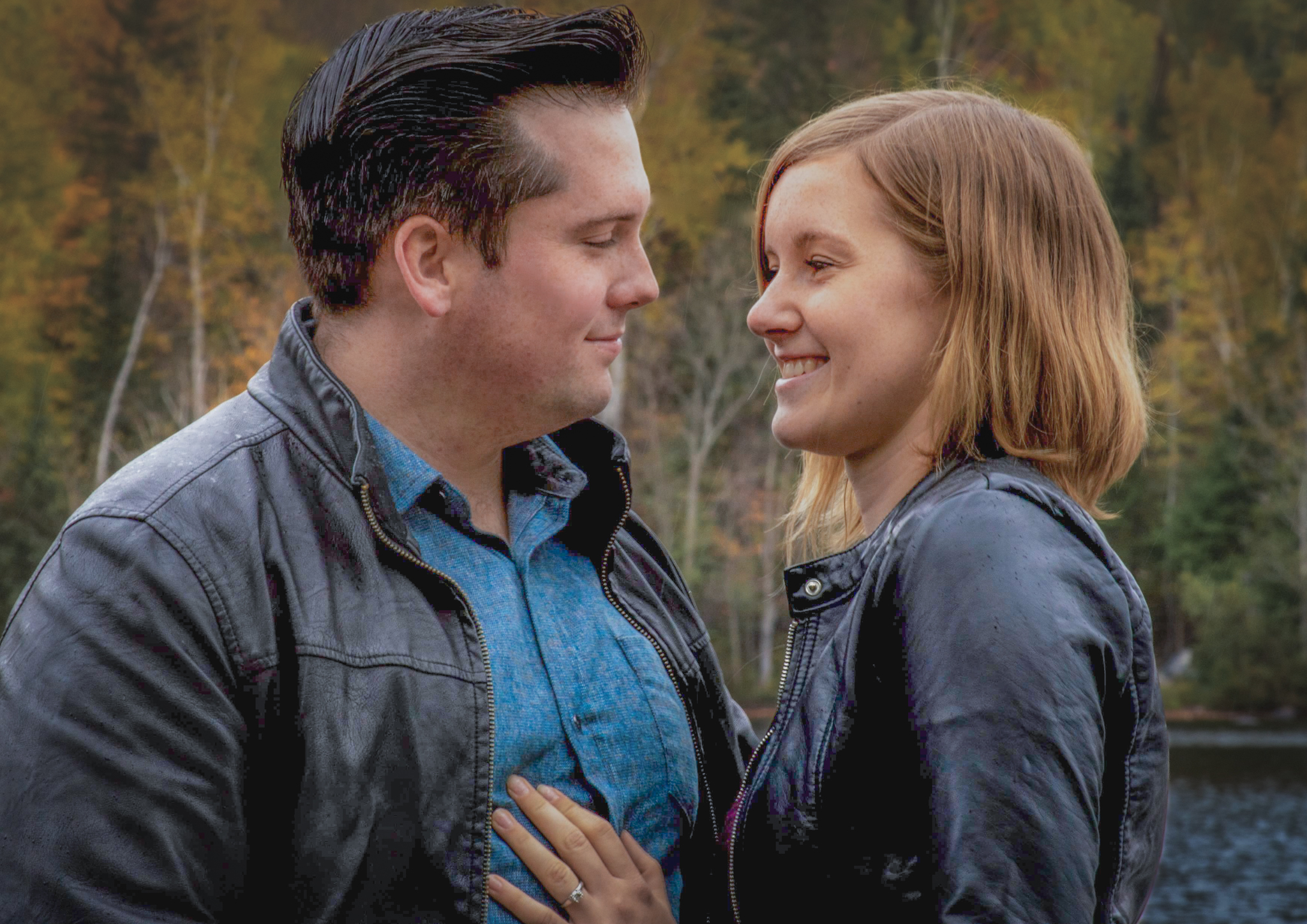 Couples fall session in North Bay